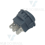Botão (3 Polos 1 Posição) Posições Cuspideira C/ Trava Dabi