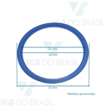 Anel Silicone Vedação Ac Vitale 12l Compatível Cristófoli 