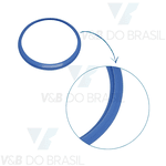 Anel Silicone Vedação Ac Vitale 12l Compatível Cristófoli 