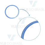 Anel Silicone Vedação Ac Vitale 21l Compatível Cristófoli 