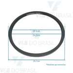 Anel Silicone Vedação Autoclave 19l Dabi