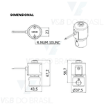 Válvula Bobina 13w 220/240v Rosca Fêmea 1/4 Thermoval 07066
