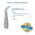 Ponta Tip Inserto Perio Supra e Perio Sub Dentflex (Kit 2)