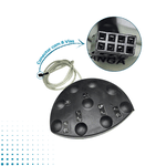 Pedal Comando Odontológico Preto Compatível Kavo