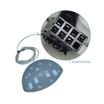 Pedal Comando Odontológico Cinza Compatível Kavo