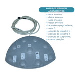 Pedal Comando Odontológico Cinza Compatível Kavo