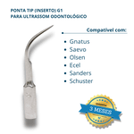 Ponta Tip Inserto para Ultrassom G1 Compatível Gnatus