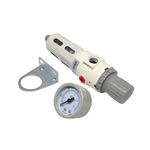 Filtro Regulador Ar C/ Dreno Semi-automático 1/4 C/ Proteção