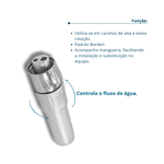 Terminal Triplo Borden C/ Regulador+ Mangueira Tripla Gnatus