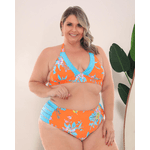 Biquíni Riviera Plus Size Tiras Laranja