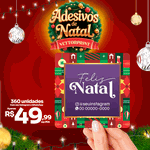 360 Adesivos Feliz Natal Presente