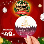 360 Adesivos Feliz Natal Árvore
