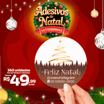 360 Adesivos Feliz Natal Árvore