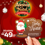 360 Adesivos Feliz Natal Especial