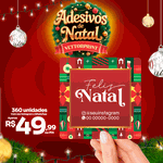 360 Adesivos Feliz Natal Presente
