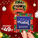 360 Adesivos Feliz Natal Presente