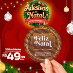 360 Adesivos Feliz Natal Brilho
