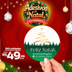 360 Adesivos Feliz Natal Árvore