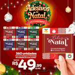 360 Adesivos Feliz Natal