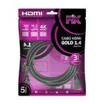 Cabo Hdmi 1.4 - 4k Ultrahd 15p 2m 