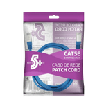 Cabo Patch Info - Patch Cord Cat5e Utp - 2m - Azul 