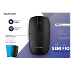 Mouse Sem Fio 2.4ghz Usb 1200 Dpi Preto - Mo285