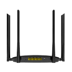 Roteador 1200ac Dual Band 4 Antenas Qos- Preto - Re184 - Multilaser