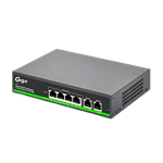 SWITCH CFTV ATIVO 04 POE / 02 UPLINK