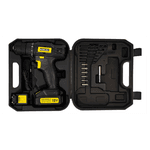 PARAFUSADEIRA E FURADEIRA A BATERIA C/ MALETA + ACESSÓRIOS 110/220V