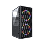 GABINETE GAMER VINIK WAVE PRETO LATERAL ACRILICO - GGWACBK