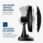VENTILADOR MONDIAL 4022 40CM PRETO 127V 