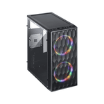 GABINETE GAMER VINIK WAVE PRETO LATERAL ACRILICO - GGWACBK