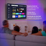SMART TV HQ 65" 4K TELA S/ BORDAS DESIGN SLIM