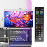 SMART TV HQ 50" 4K 3 HDMI 2 USB WI-FI ANDROID FRAMELESS SLIM 