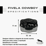 Fivela Country Rodeio Ajoelhado Cruz Rodeio Cowboy