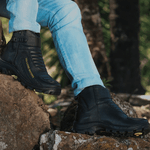 Bota Esportiva Motociclista Piloto Profissional Couro com C.A. VL017 - Ouro