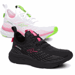 Kit 2 Pares de Tênis Feminino Advanced Running Corrida Caminha Academia - Promoção