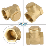 VÁLVULA DE RETENÇÃO HORIZONTAL 3/4 PORTINHOLA