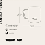 Caneca Fokus Pacco 295ml Preta