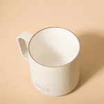 Caneca Fokus Pacco 295ml Creme