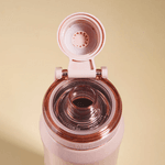 Garrafa Térmica - Pacco Vyta | PEDRAS PRECIOSAS COR QUARTZO ROSE