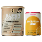 Super Coffee Pistache 220g + Morning Shot Tangerina 144g + Xicara Brinde