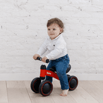 BICICLETA DE EQUILIBRIO 4 RODAS VERMELHA