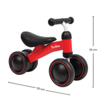 BICICLETA DE EQUILIBRIO 4 RODAS VERMELHA