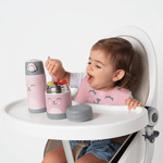BABADOR DE SILICONE c/ PEGA MIGALHAS GUMY ROSA 