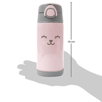 COPO TÉRMICO PAREDE DUPLA GUMY ROSA
