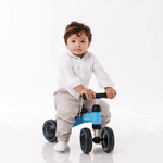 BICICLETA DE EQUILIBRIO 4 RODAS AZUL