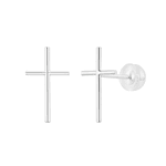  Brinco Cruz Lisa Prata 925