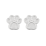 Brinco Pata Cachorro Prata 925 