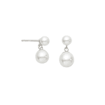 Brinco Pendulo Perola Prata 925